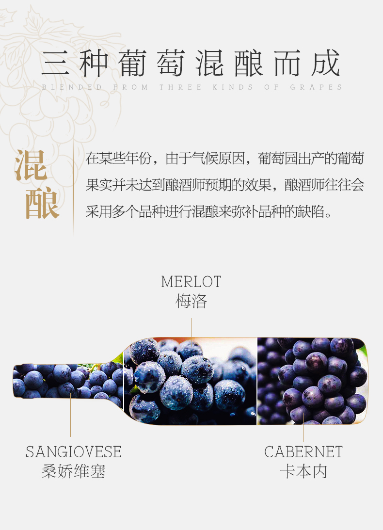 三種葡萄釀制